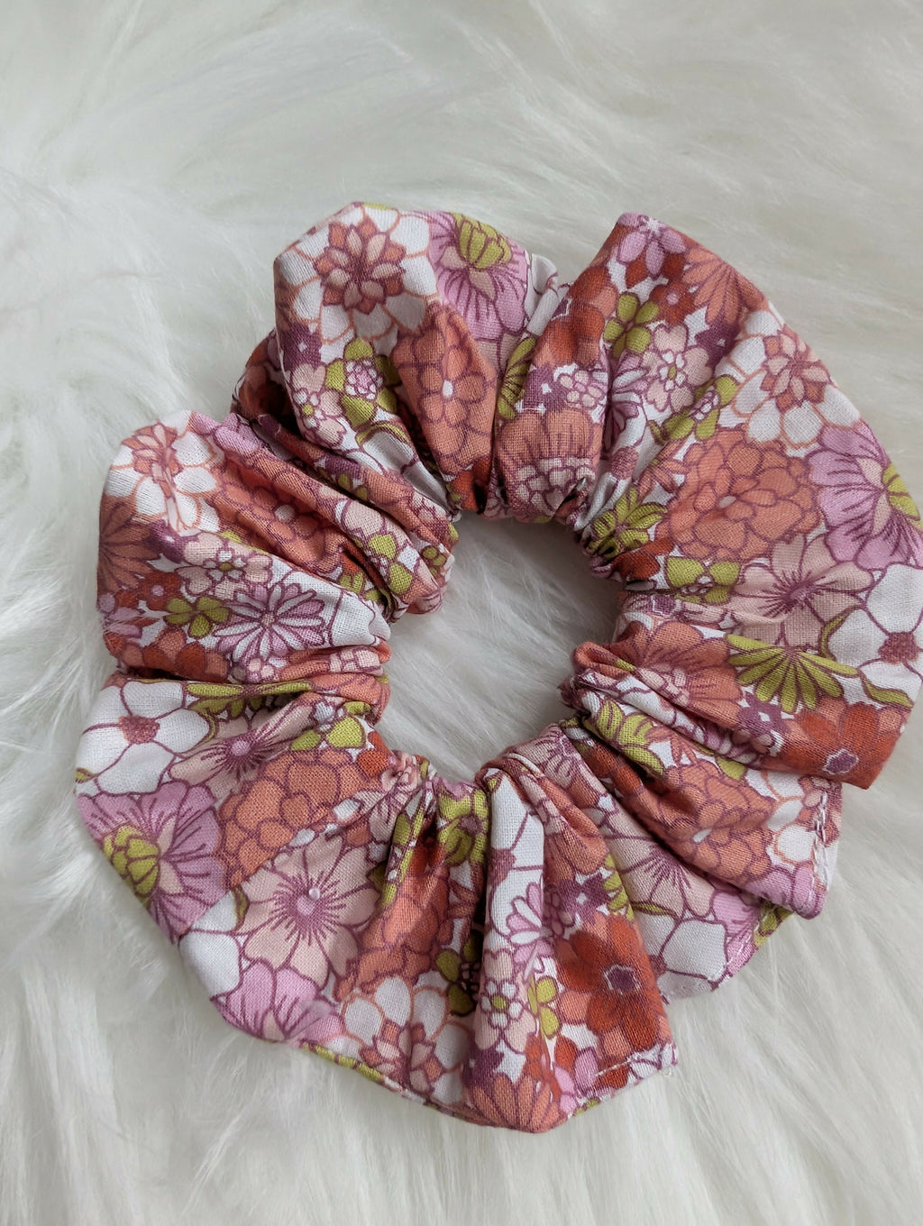 COTTON SCRUNCHIE VARIOUS COLOURS