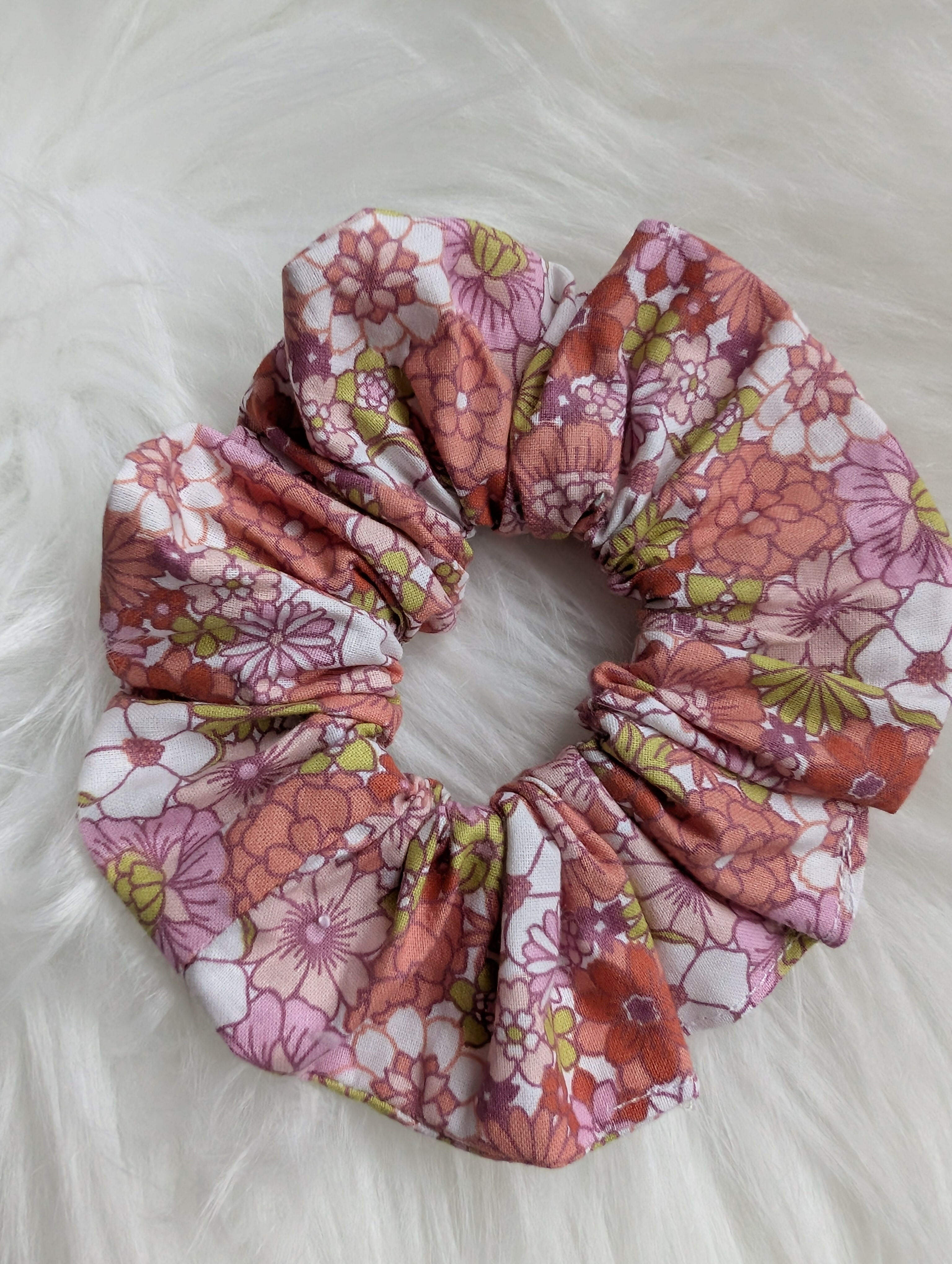 COTTON SCRUNCHIE VARIOUS COLOURS