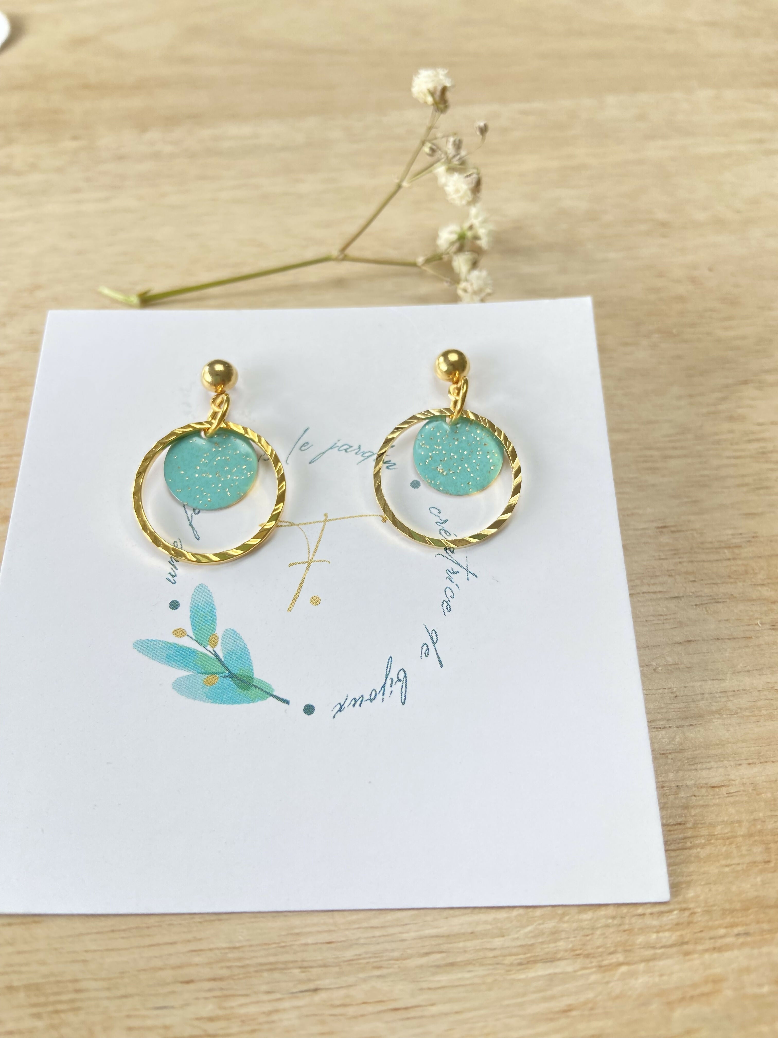 boucles d'oreilles FREISIA small