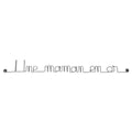 Message simple en fil de fer