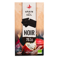 Tablette de chocolat Noir 75% de cacao - 100G - BIO