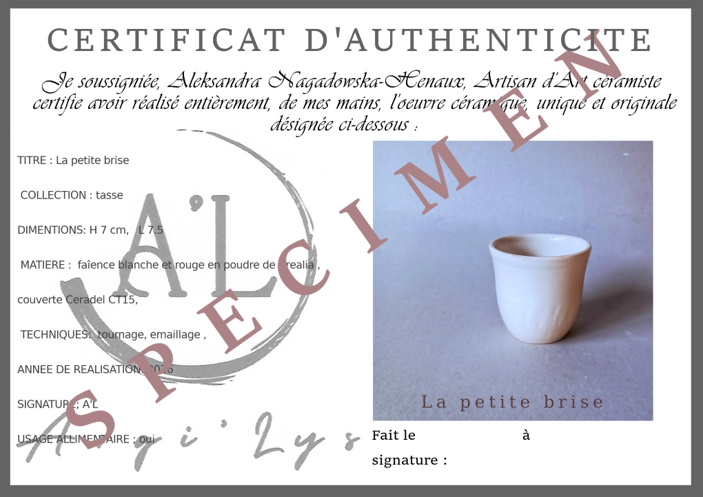 Tasse La petite brise