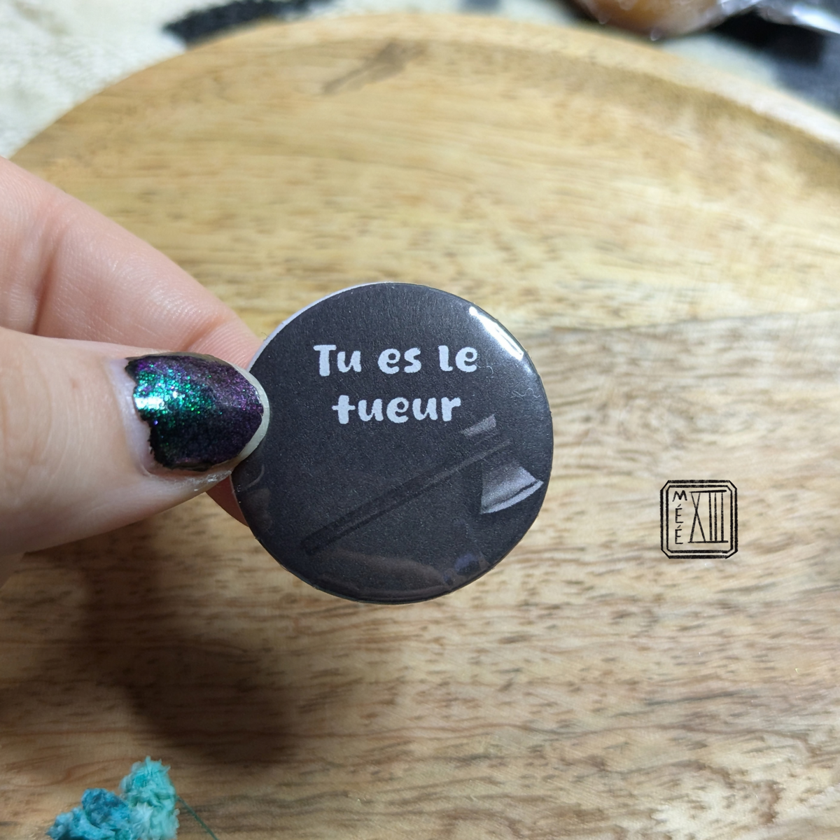 Badge mystère ton destin dans un slasher