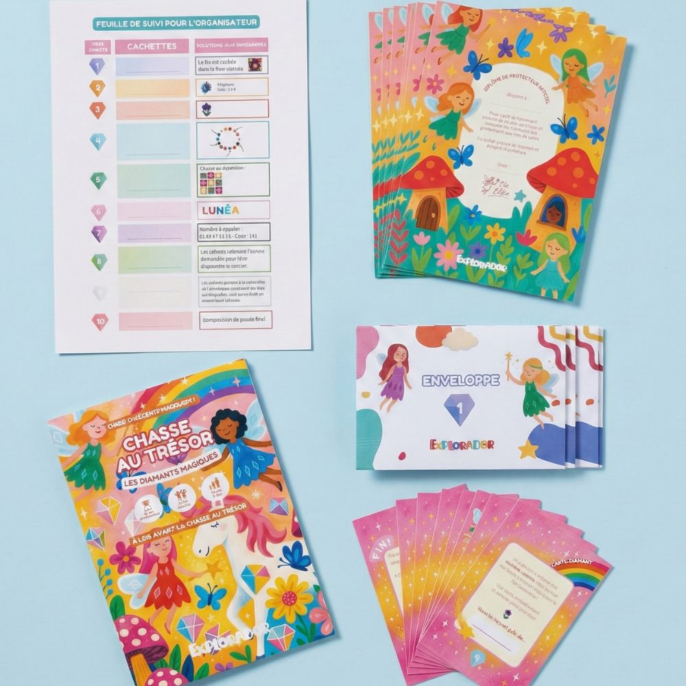 Treasure Hunt Kit - The Magic Diamonds - 4/5 years