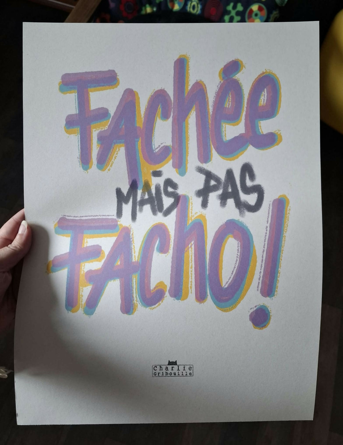 Affiche A3 Fachée mais pas facho