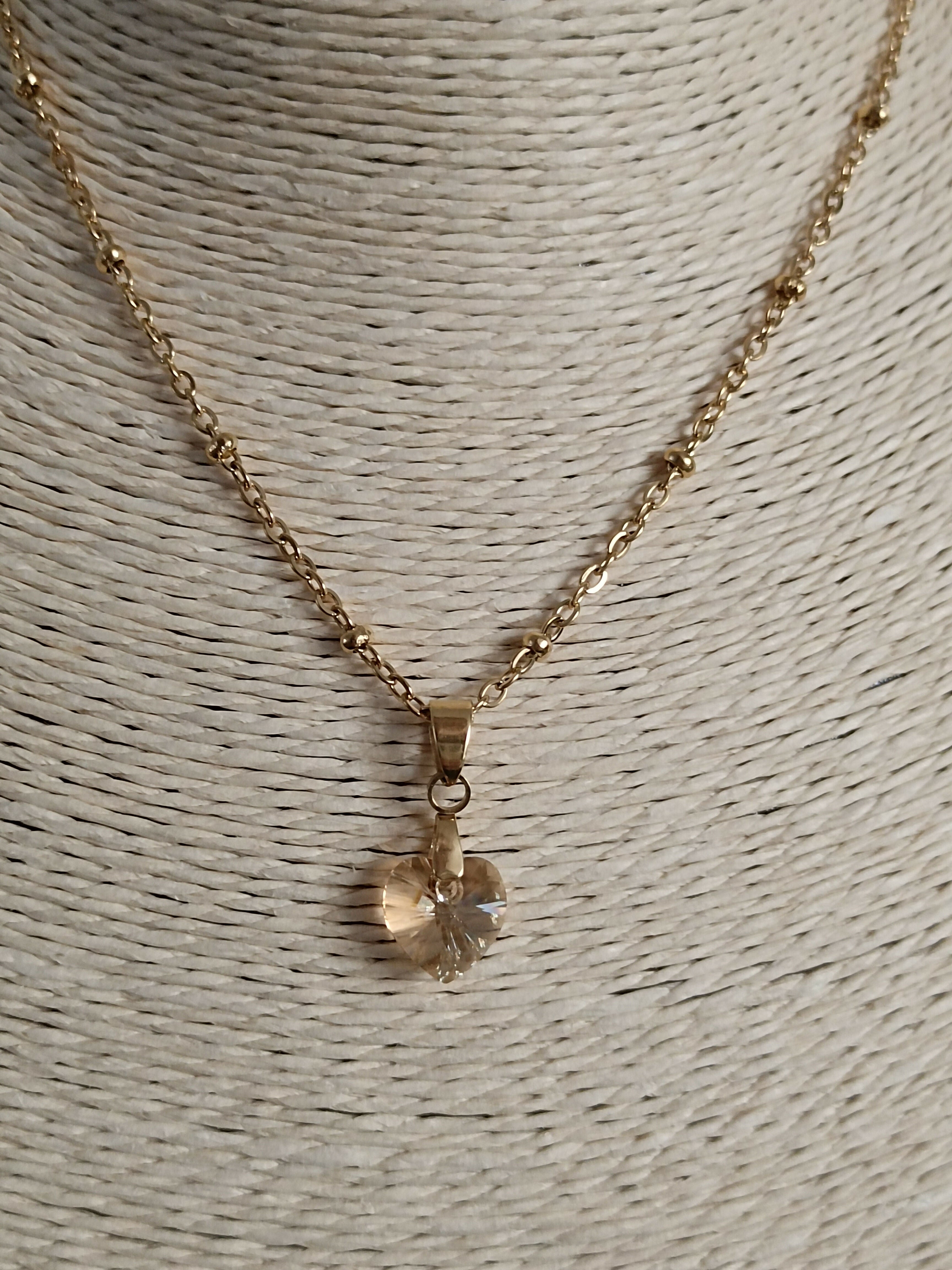 MEL/CCO Collier Cœur Or