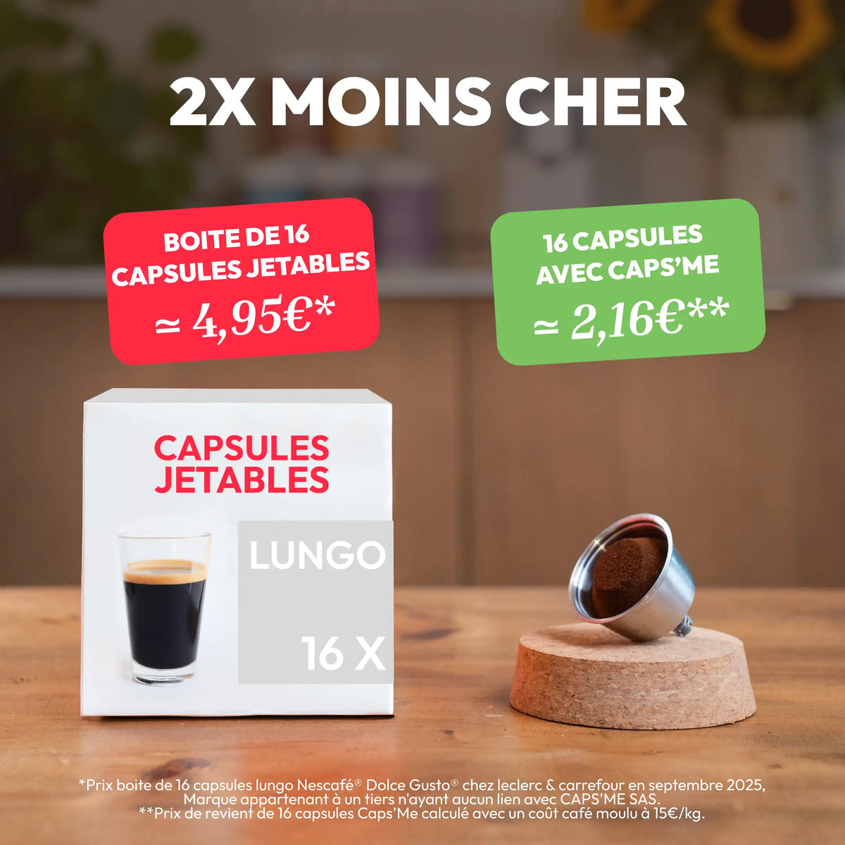 Coffret Caps'me Slide compatible Nescafé® Dolce Gusto®