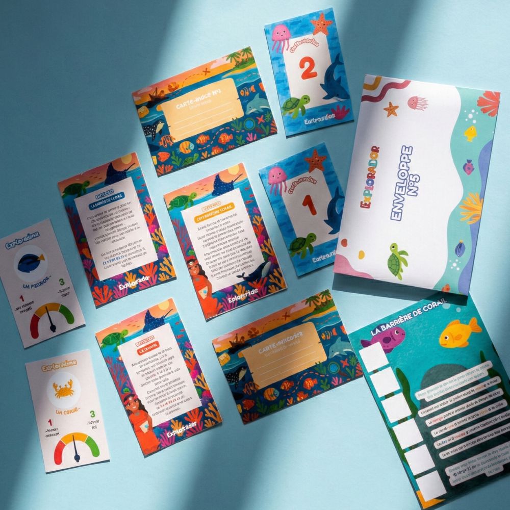 Chasse au trésor enfant 9-11 ans - Aventuriers Océan - Coffret prêt à jouer | Explorador
