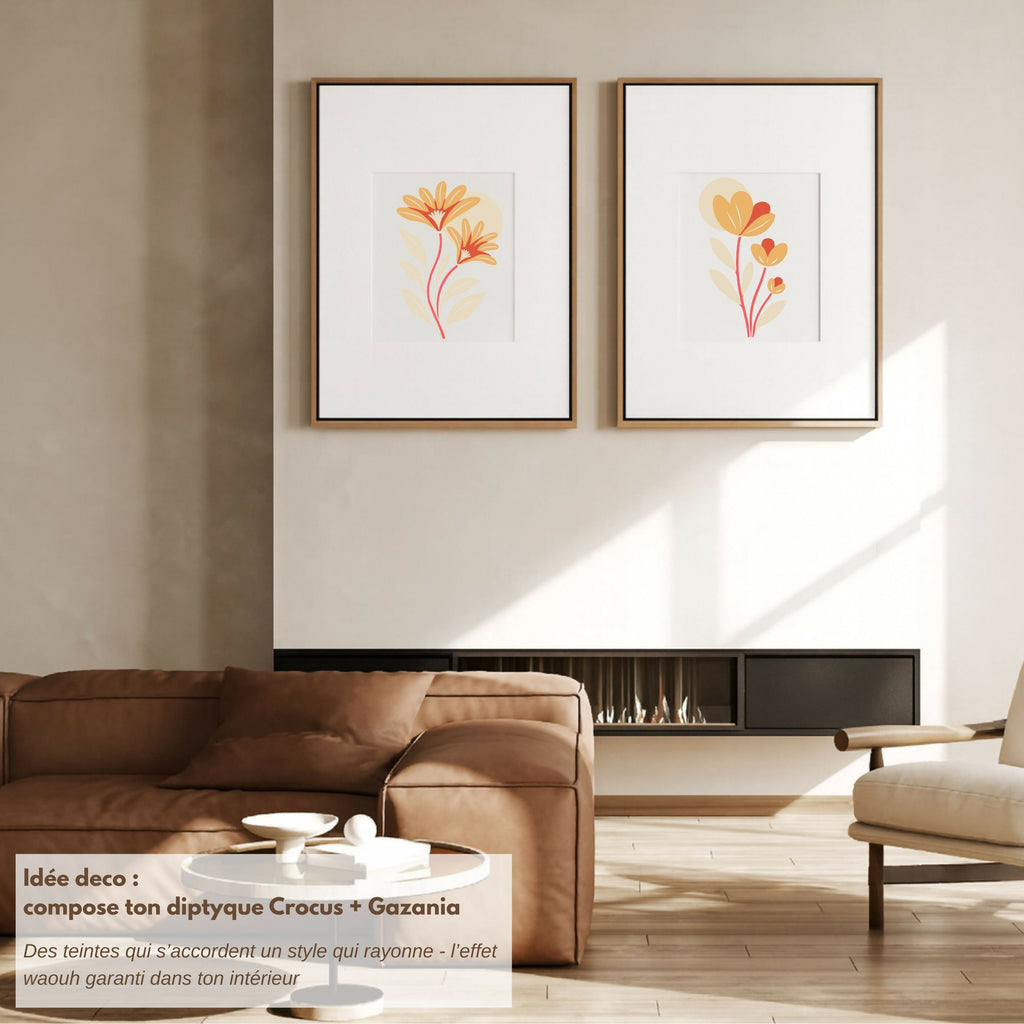 Crocus Stencils Kit – 2 overlay stencils, sunny flowers & creative sparkle | Panash Art