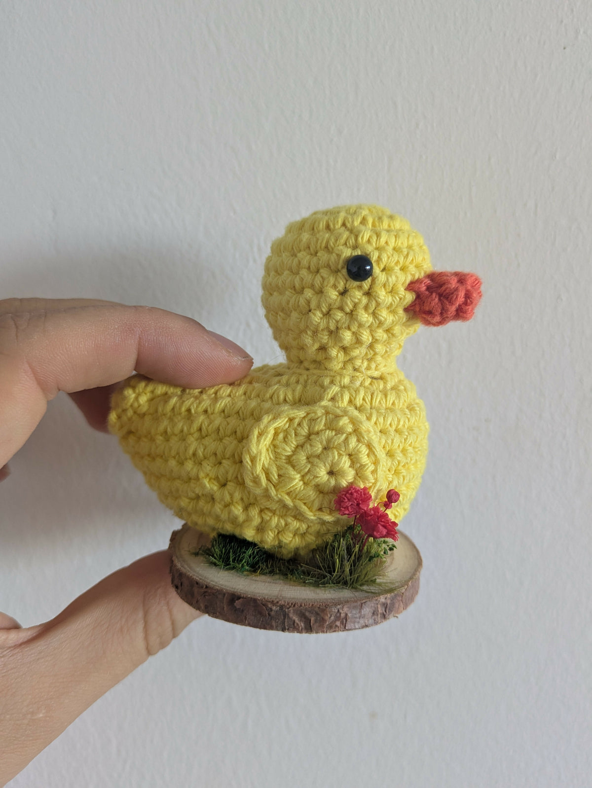 Canard sur socle
