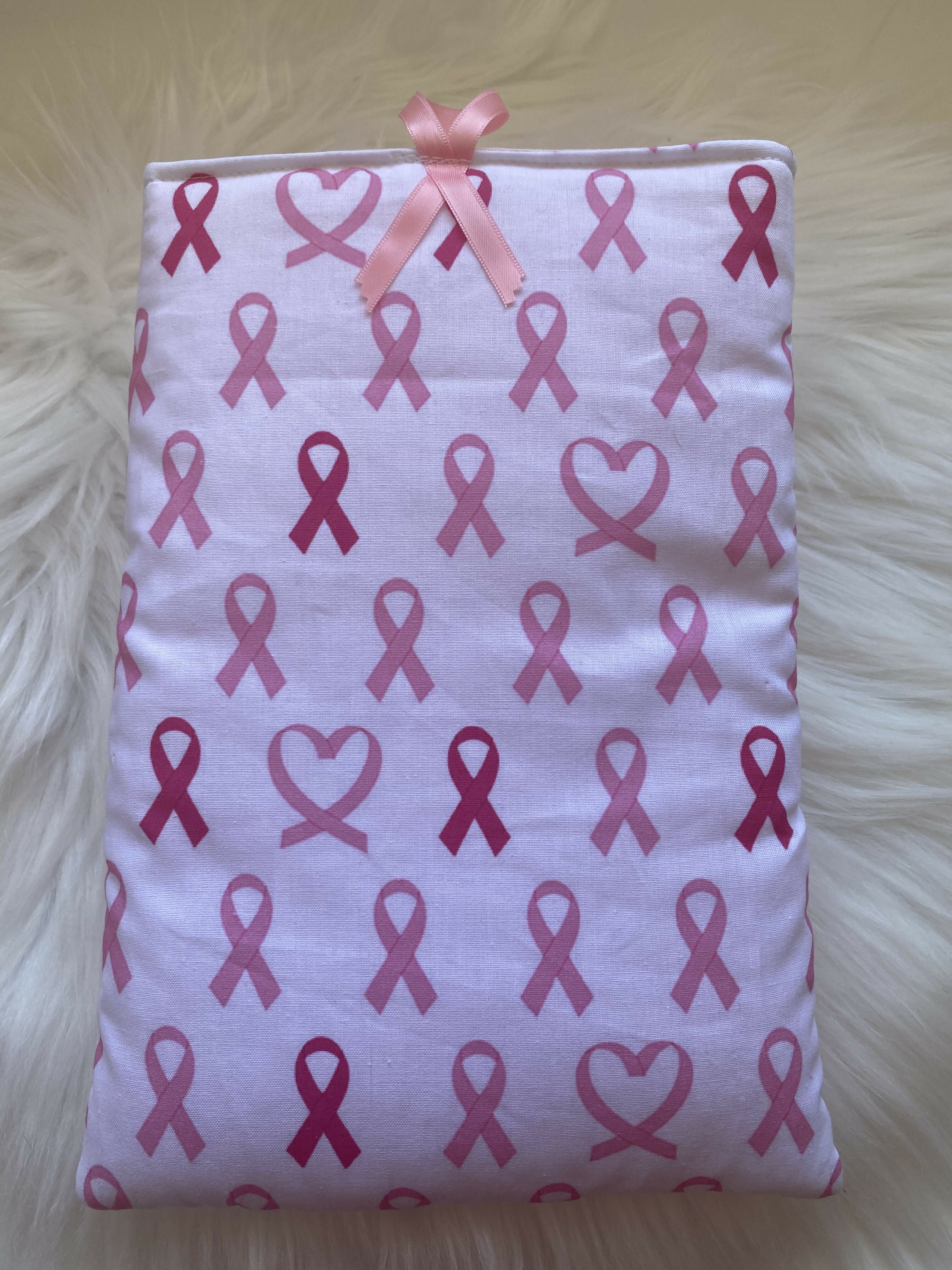 FABRIC BOOK COVER PINK OCTOBER €2.50 donated to MON BONNET ROSE