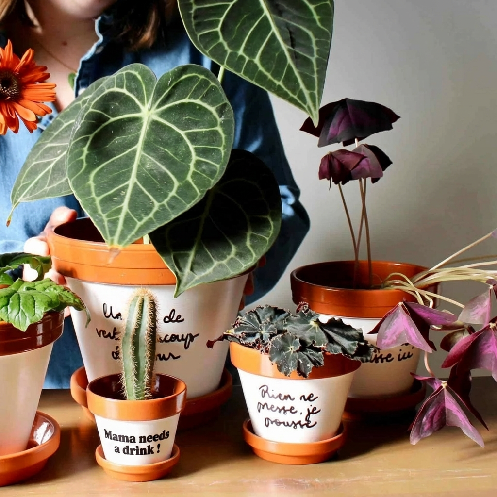 Pot de fleur « Titille-moi le bourgeon » Muisti X Joli Pot
