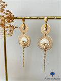 "Hortense mother-of-pearl" earrings