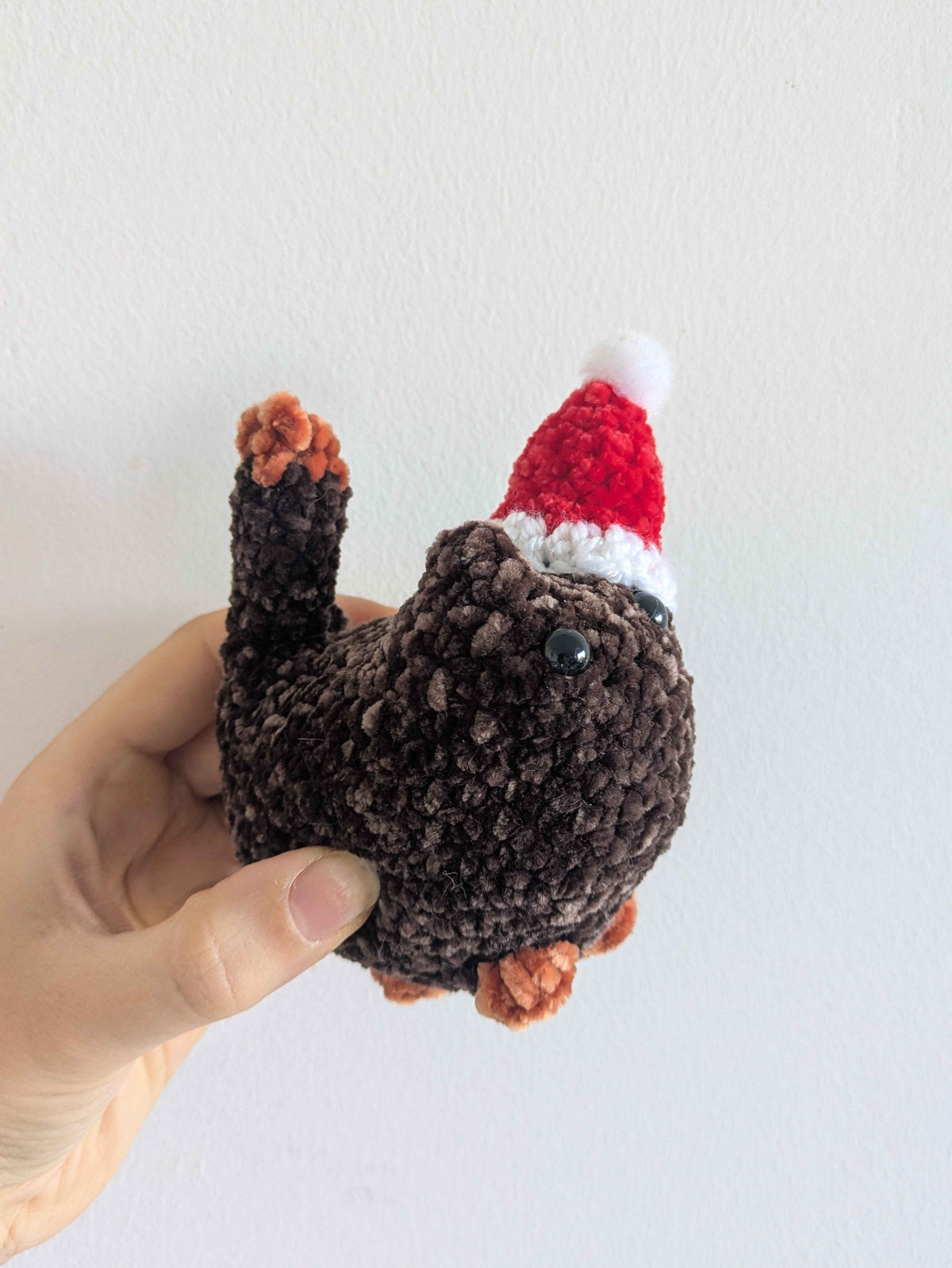 Peluche décorative Chat de Noël