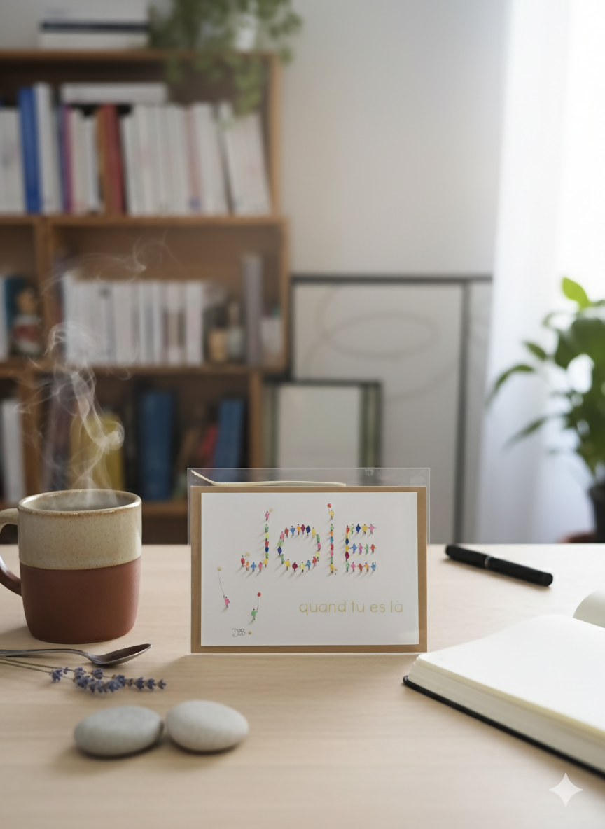 Kind Words Card + Kraft Envelope