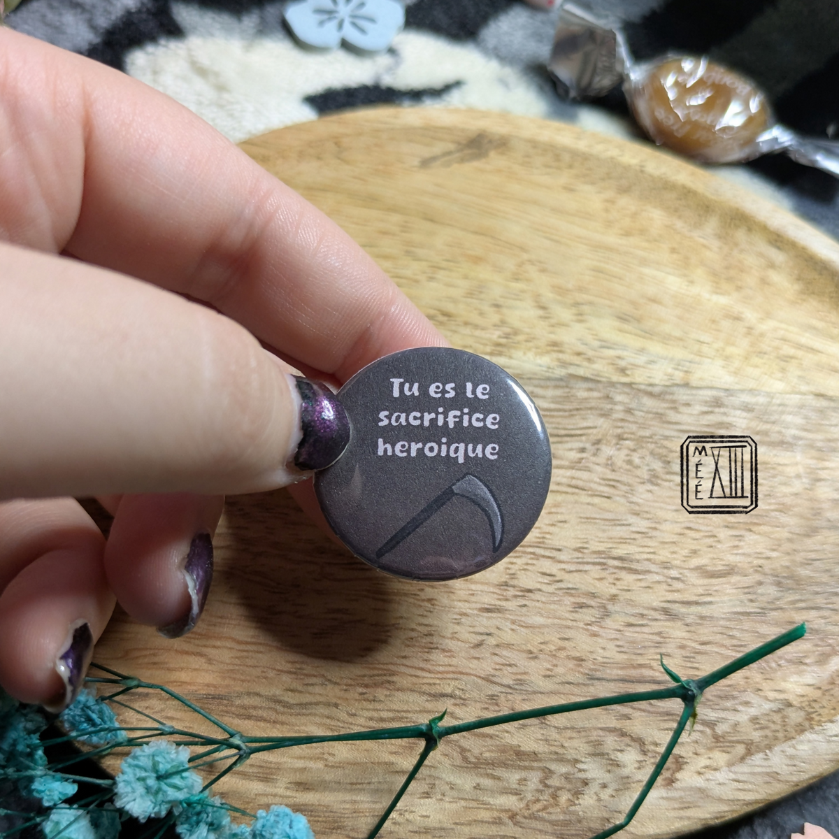 Badge mystère ton destin dans un slasher
