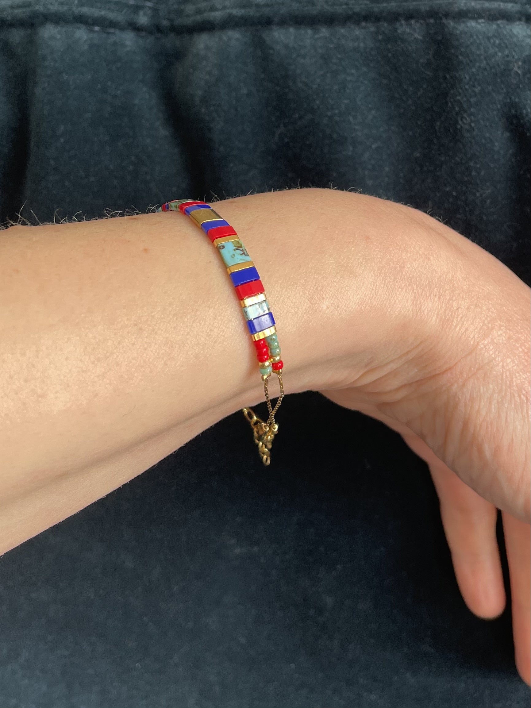 Multicolor "Mini Peruvian" bracelet