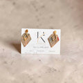 Boucles d'oreilles en liège Alicia klbo013