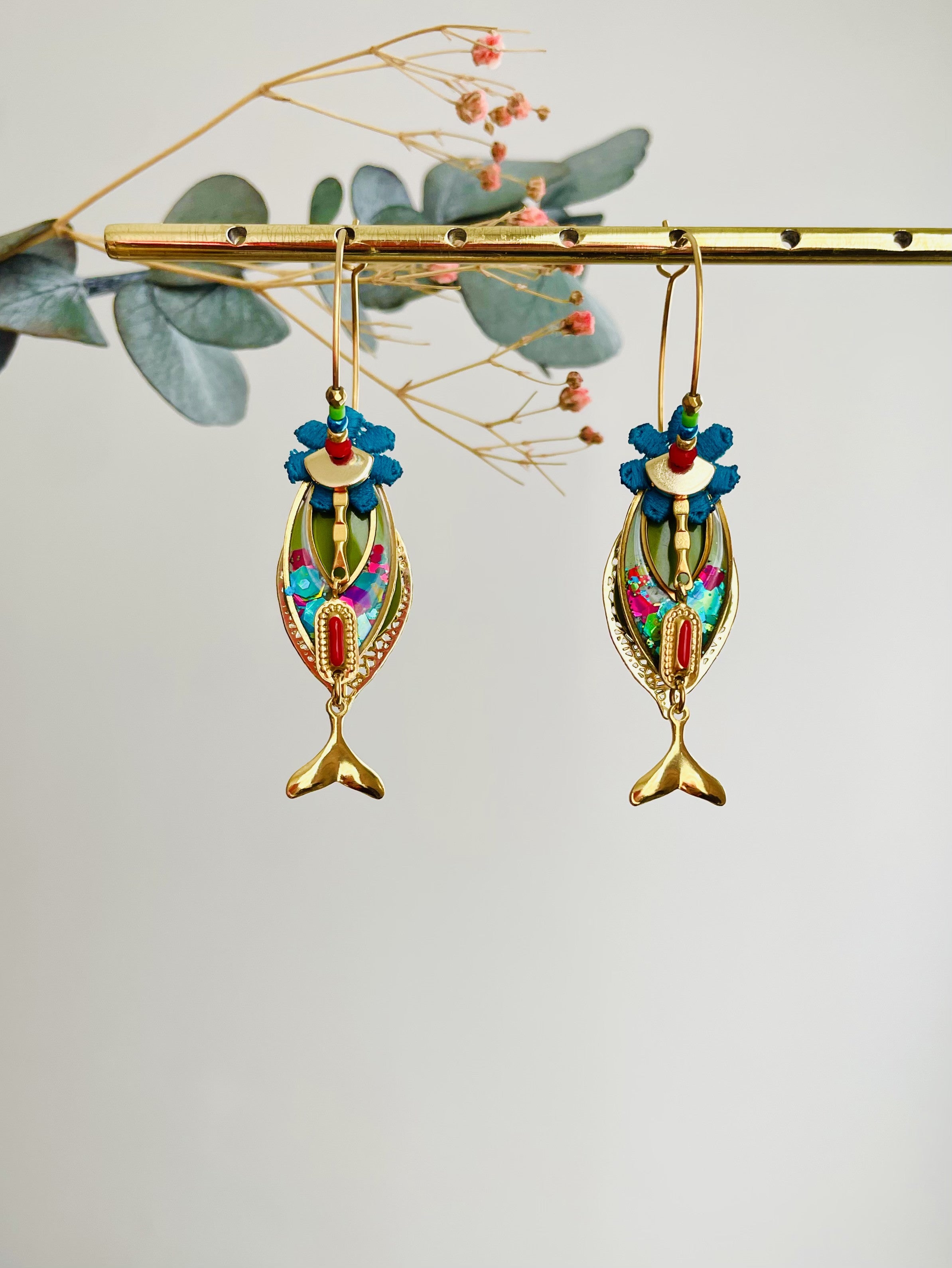 "Ara Huppé" Creole Hoop Earrings