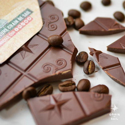 Tablette de chocolat au Lait et café - 100G - BIO
