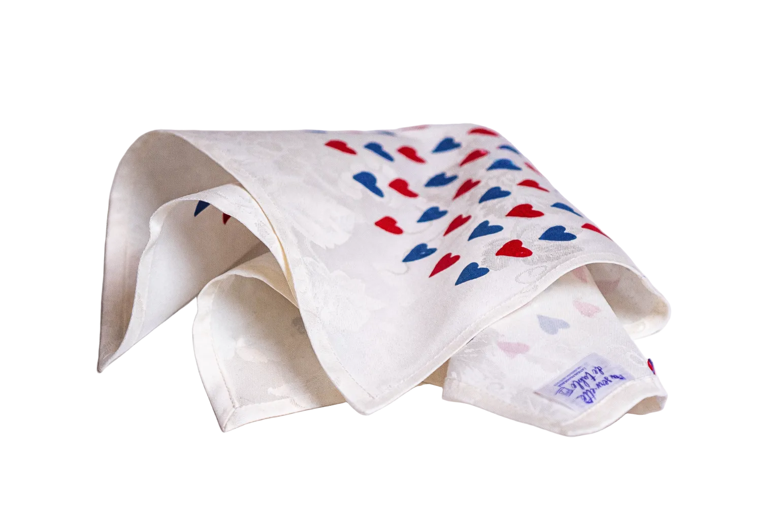 Coffret 2 Serviettes "Jolis Coeurs" | La Serviette de Table