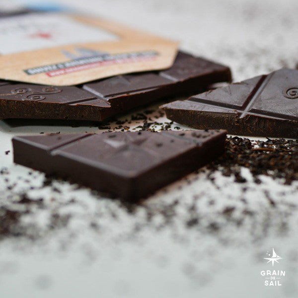 Tablette de chocolat Noir au Thé Earl Grey - 100G - BIO