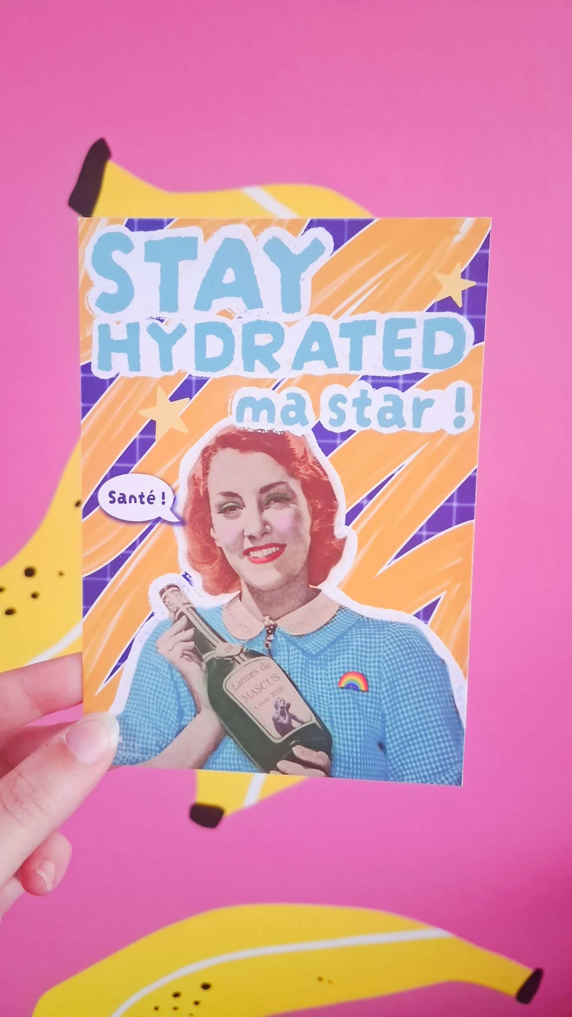 Carte Postale Stay Hydrated