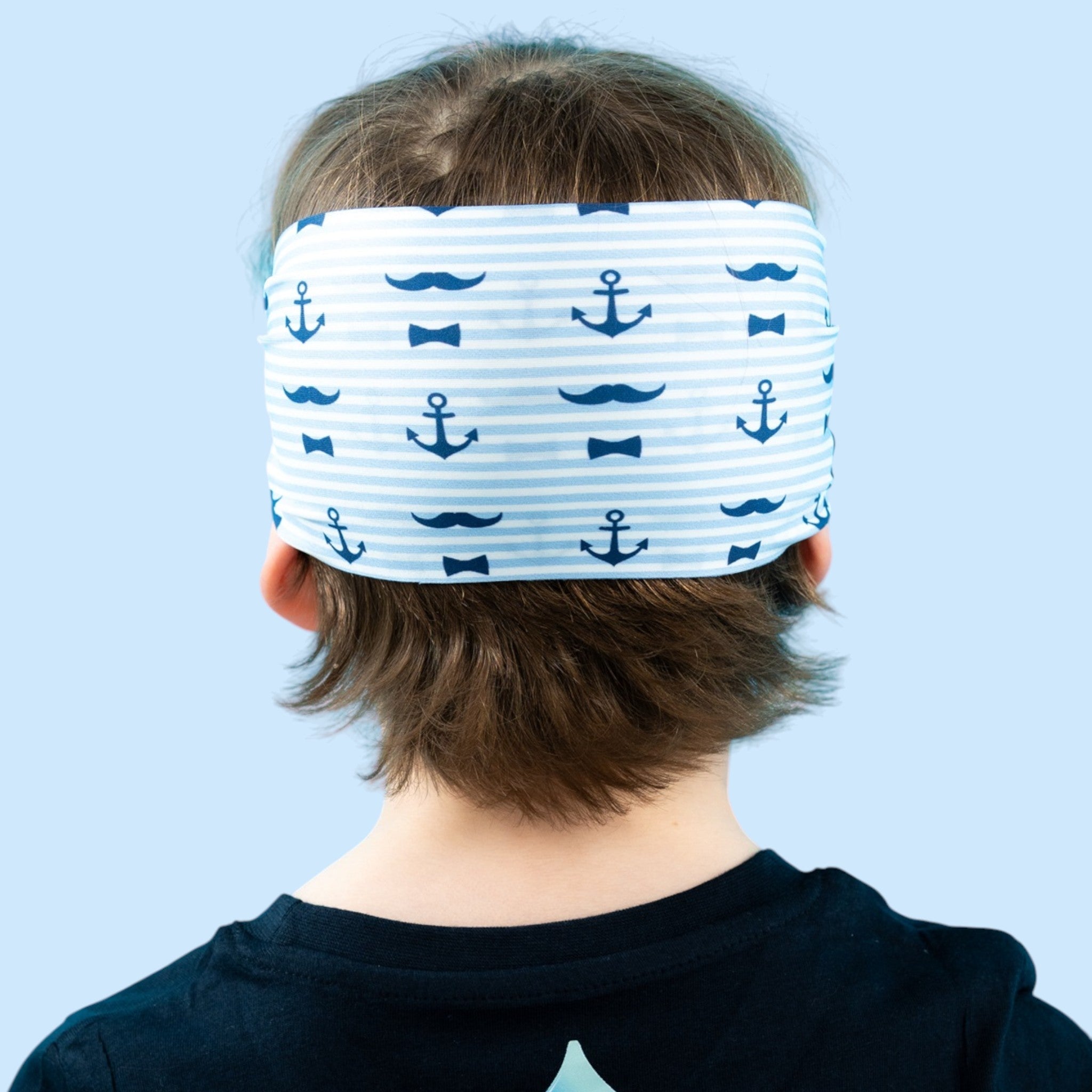 Rayures Ancres Moustaches - Lunettes de piscine enfant