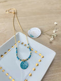 Collier IRIS doré