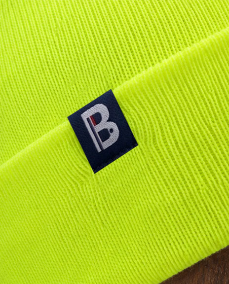 Bonnet fluo jaune