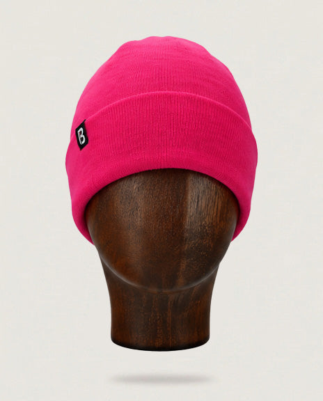 Bonnet fluo rose