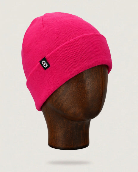 Bonnet fluo rose