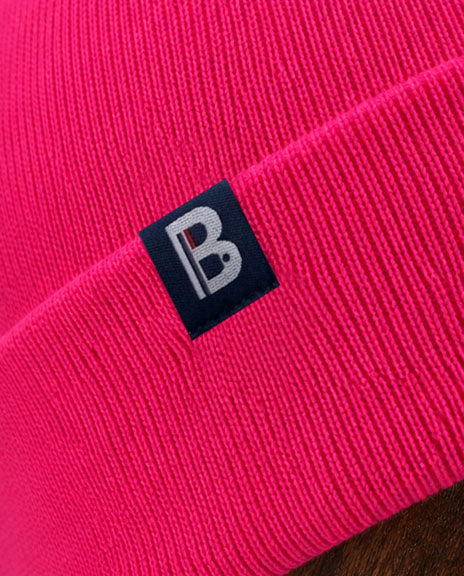 Bonnet fluo rose