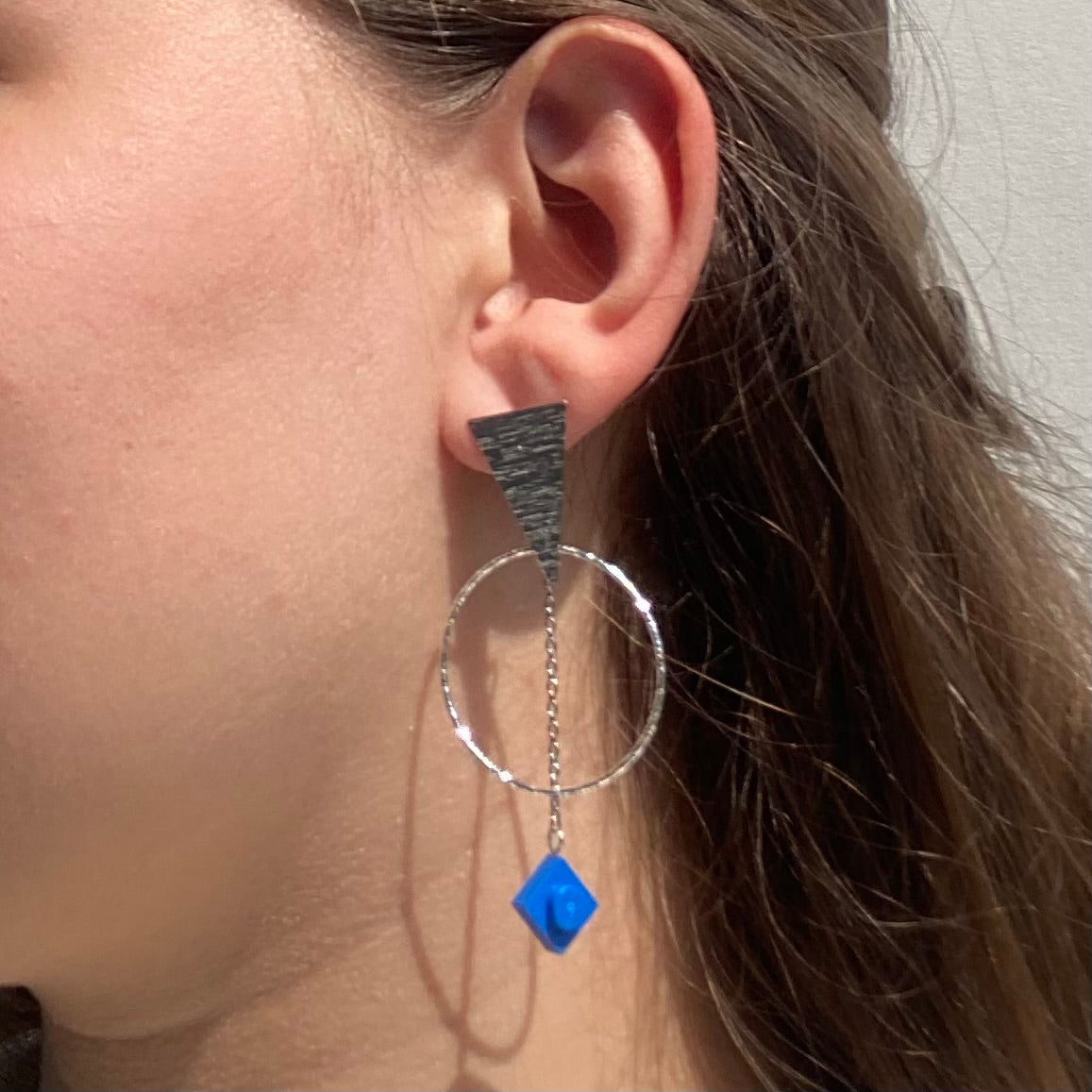 Boucles d'oreilles éthniques argentées - Les Voyageuses
