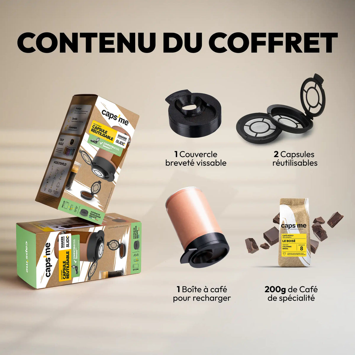 Coffee pod gift set compatible with Senseo®*