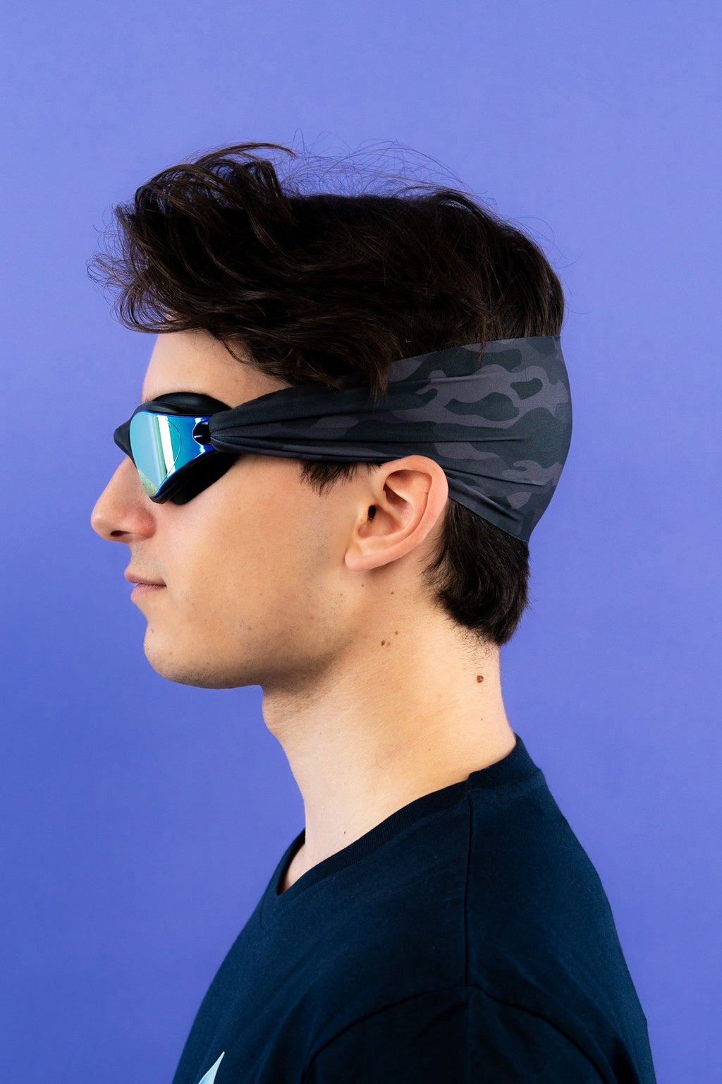 Camouflage Noir - Lunettes de piscine Adulte