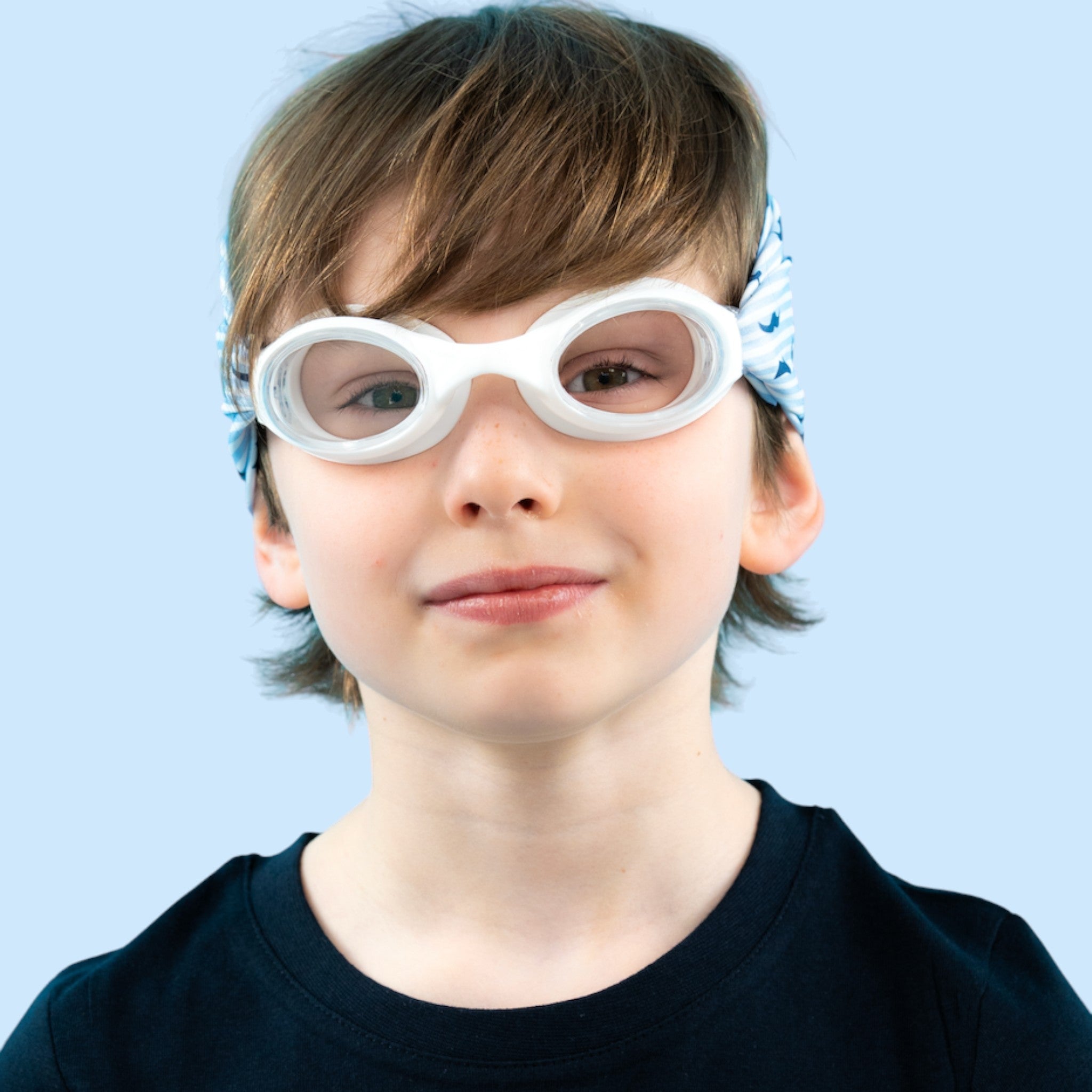 Rayures Ancres Moustaches - Lunettes de piscine enfant