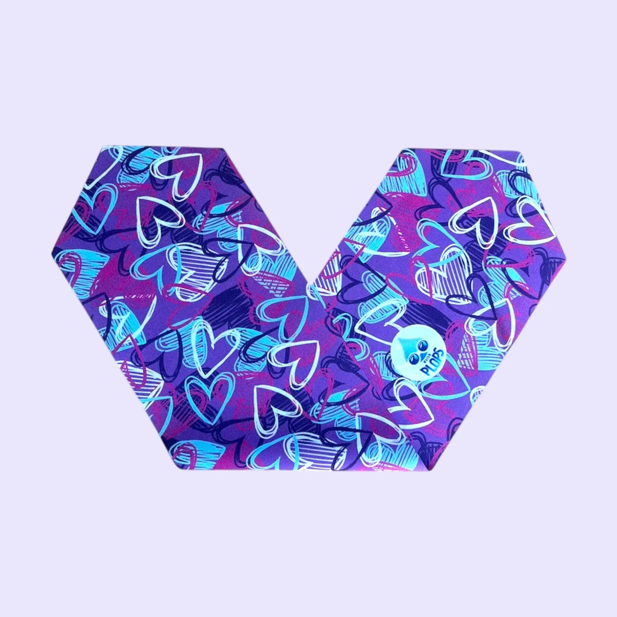 Coeurs Violets - Lunettes de piscine enfant  WATERPLOPS