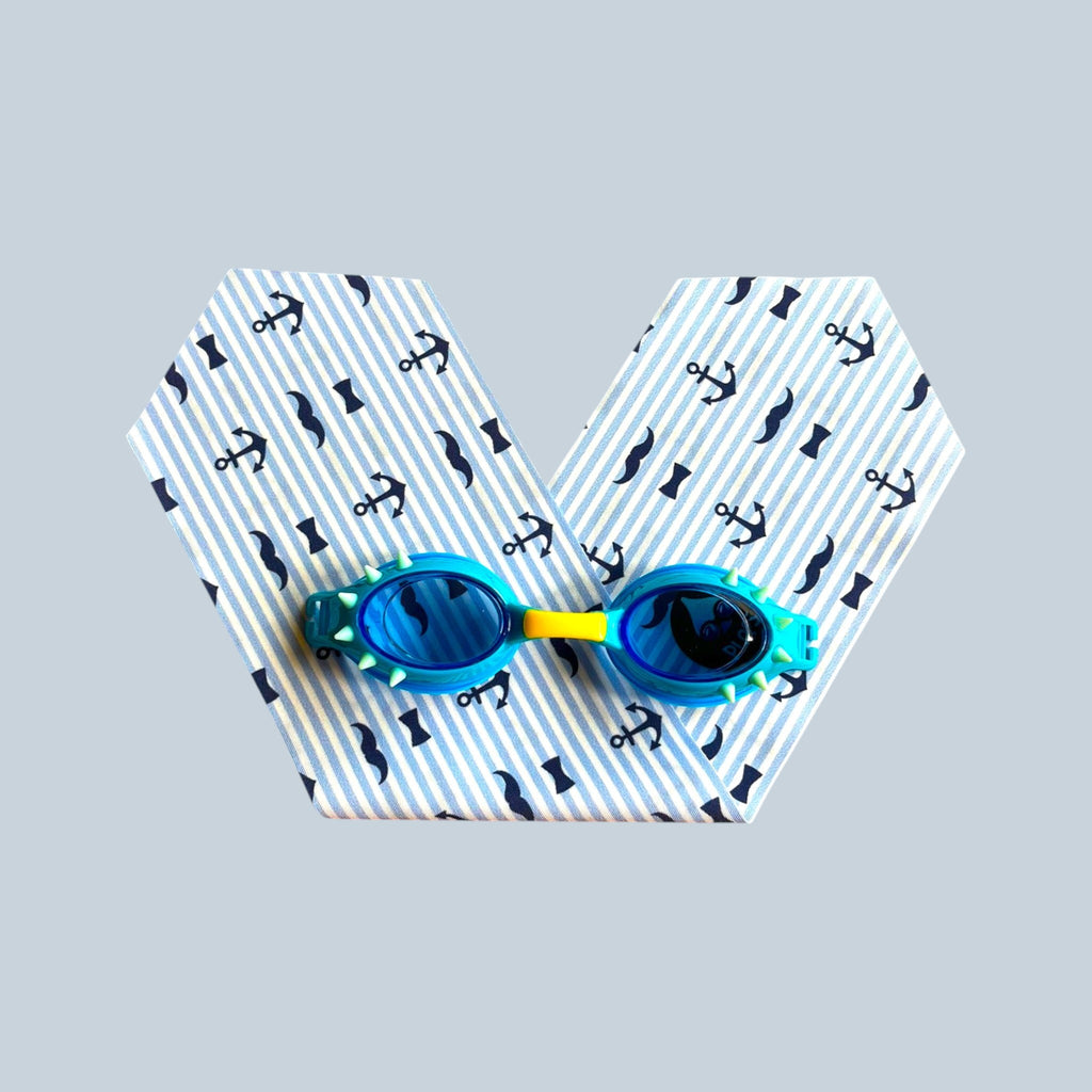 BabyPlops Ancres Moustaches - Lunettes de piscine bébé