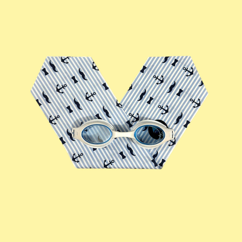 BabyPlops Ancres Moustaches - Lunettes de piscine bébé