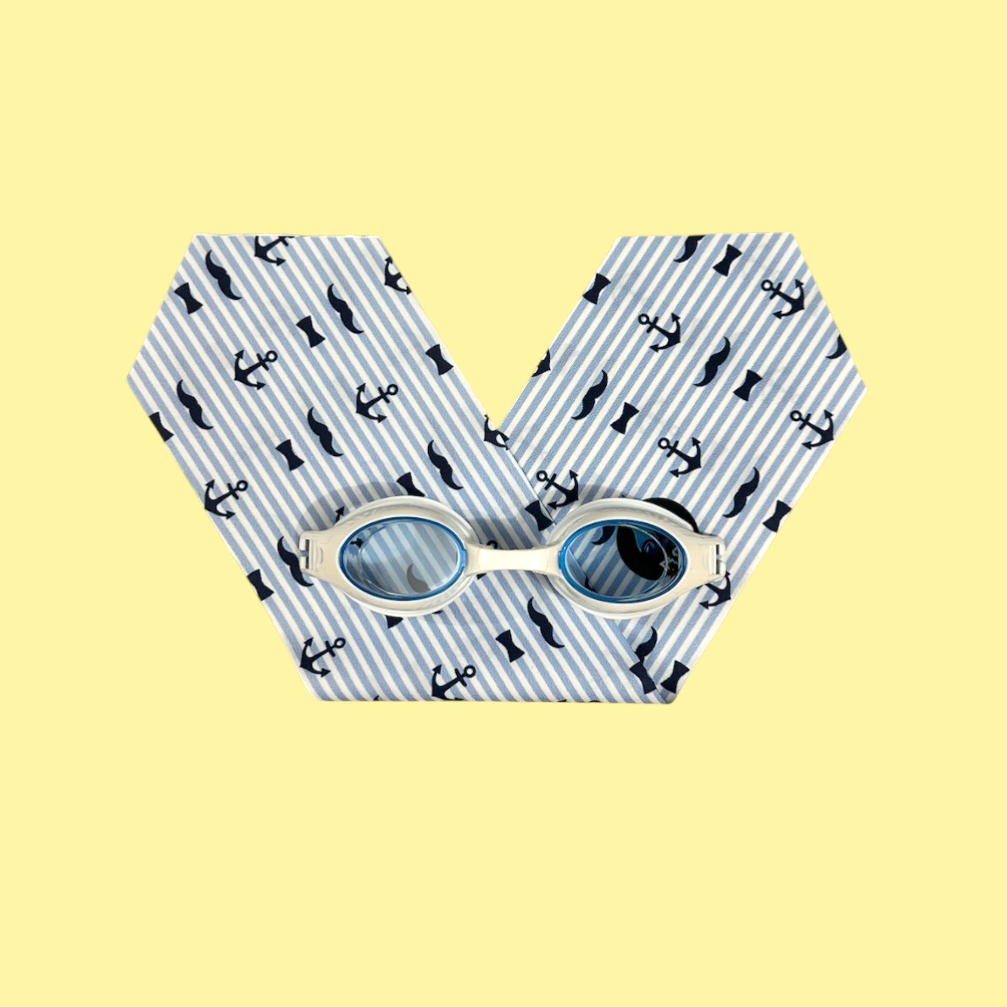 BabyPlops Ancres Moustaches - Lunettes de piscine bébé