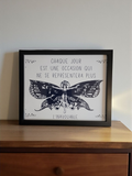"GO EVERYONE..." FRAME Black Medium Black