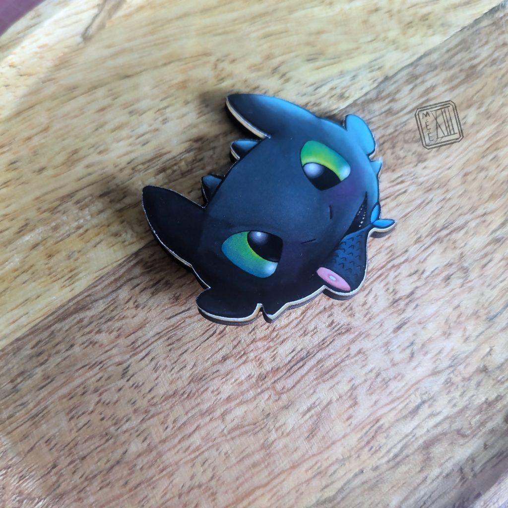 Handcrafted dragon pins