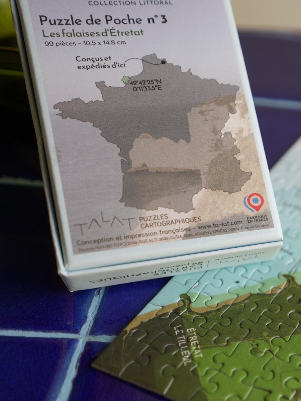 Les falaises d'Étretat – Puzzle 99 pièces