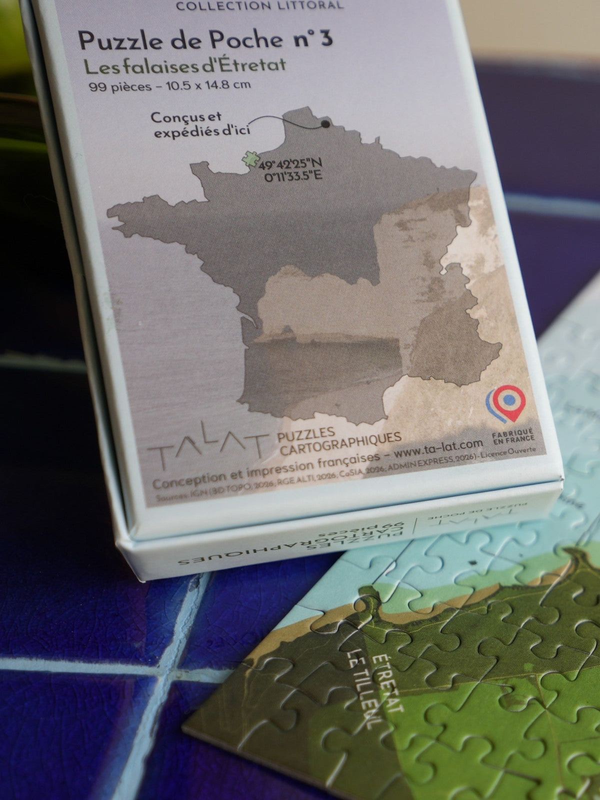 Les falaises d'Étretat – Puzzle 99 pièces