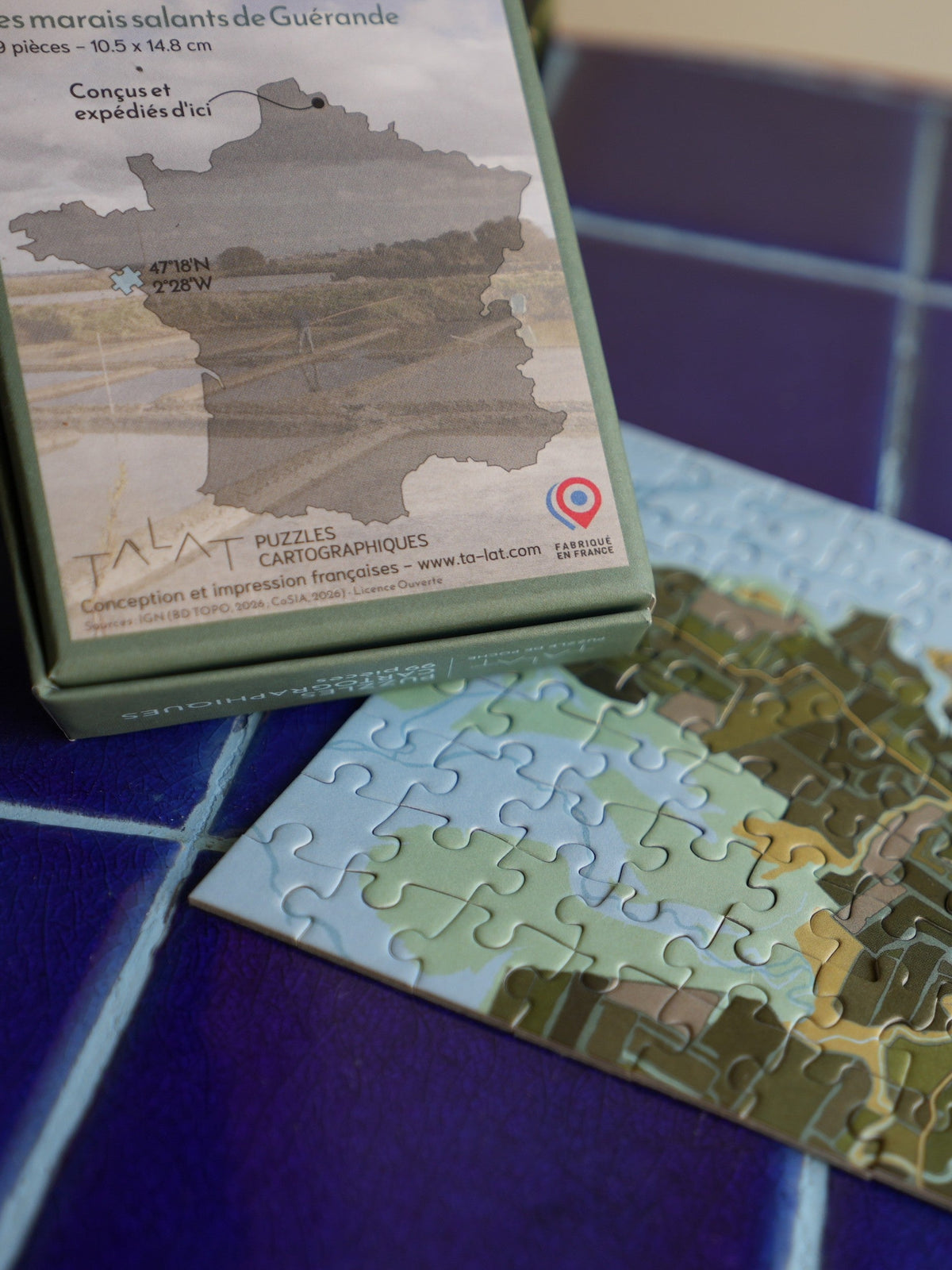 Les marais salants de Guérande – Puzzle 99 pièces