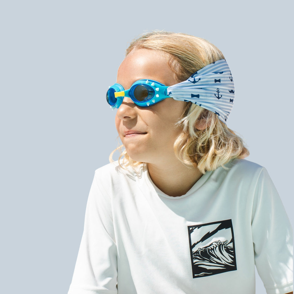 BabyPlops Ancres Moustaches - Lunettes de piscine bébé