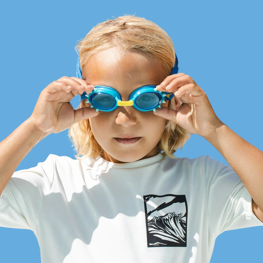 BabyPlops Uni Jaune - Lunettes de piscine bébé  WATERPLOPS