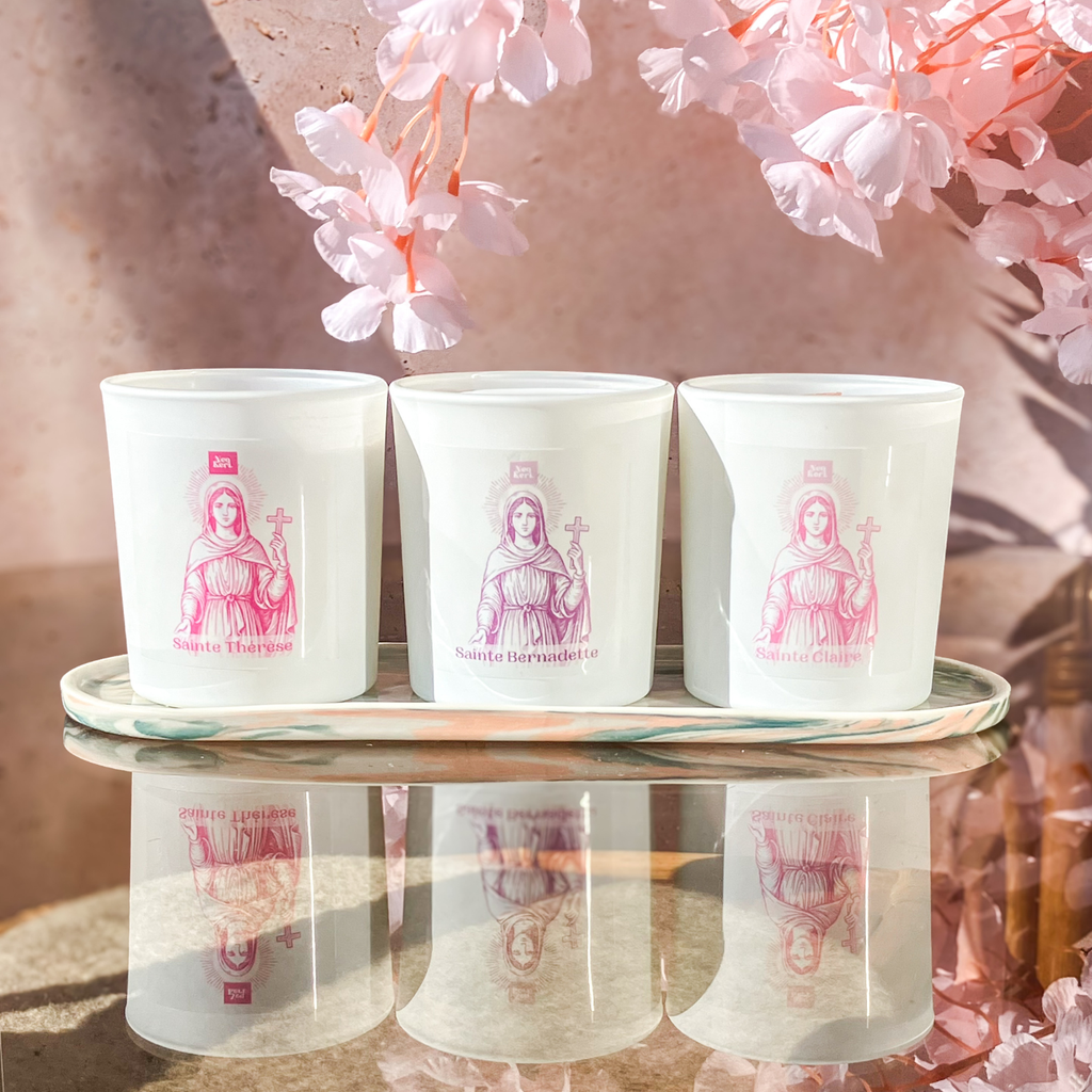 Collection Les Saintes Néo Keri, parfums fleur d'oranger, agrumes et sauge, ambre gris.