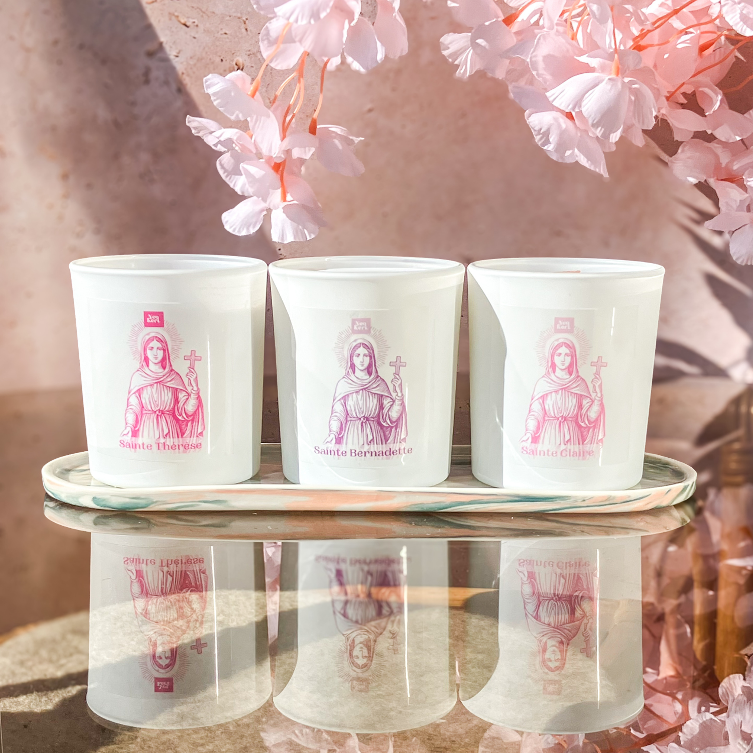 Collection Les Saintes Néo Keri, parfums fleur d'oranger, agrumes et sauge, ambre gris.